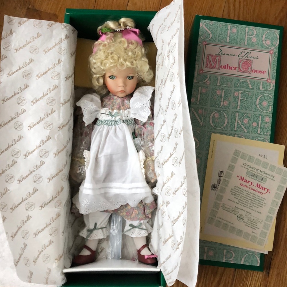 Mary Mary Quite Contrary collector doll
